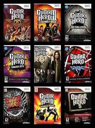 Descargar Guitar Hero Collection [MULTI5][WBFS][USA][acamo] por Torrent